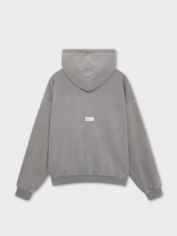 【YOURNUS】 Brushed Hood Zip-up Urban Classics Men's Hooded Sweatshirt with Front Zip