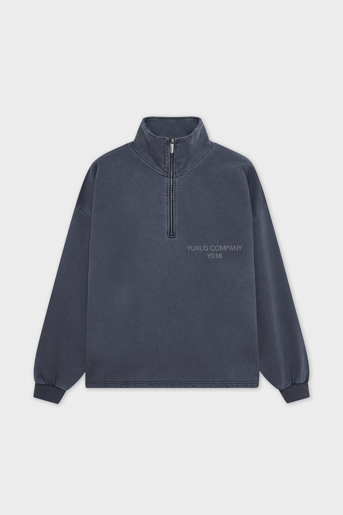 MURK "MEMORIES" HALF ZIP DARK GREY