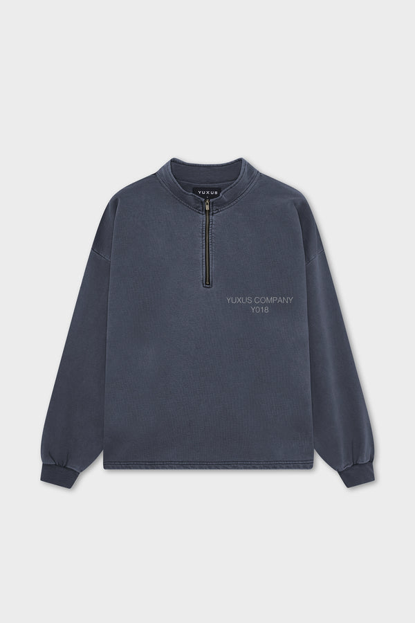 MURK "MEMORIES" HALF ZIP DARK GREY