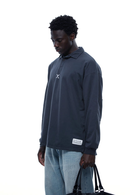 NAVY "ICONS" POLO