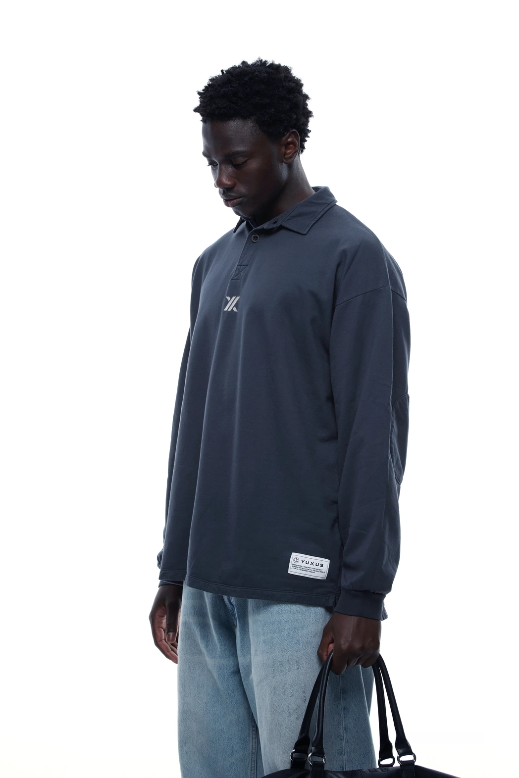 NAVY "ICONS" POLO