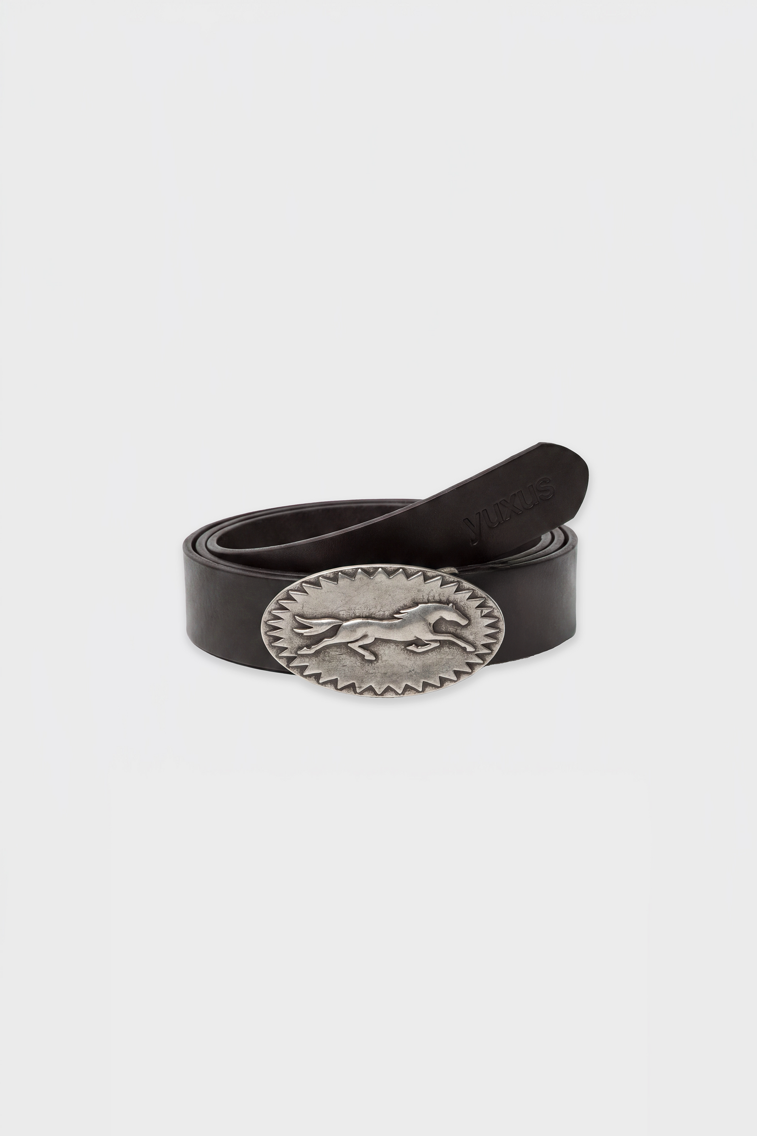 OBSID "LOWERCASE" BELT DARK BROWN