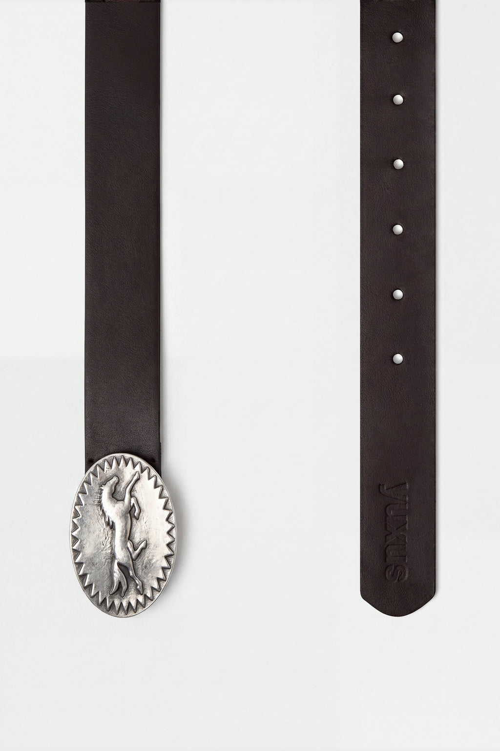 OBSID "LOWERCASE" BELT DARK BROWN