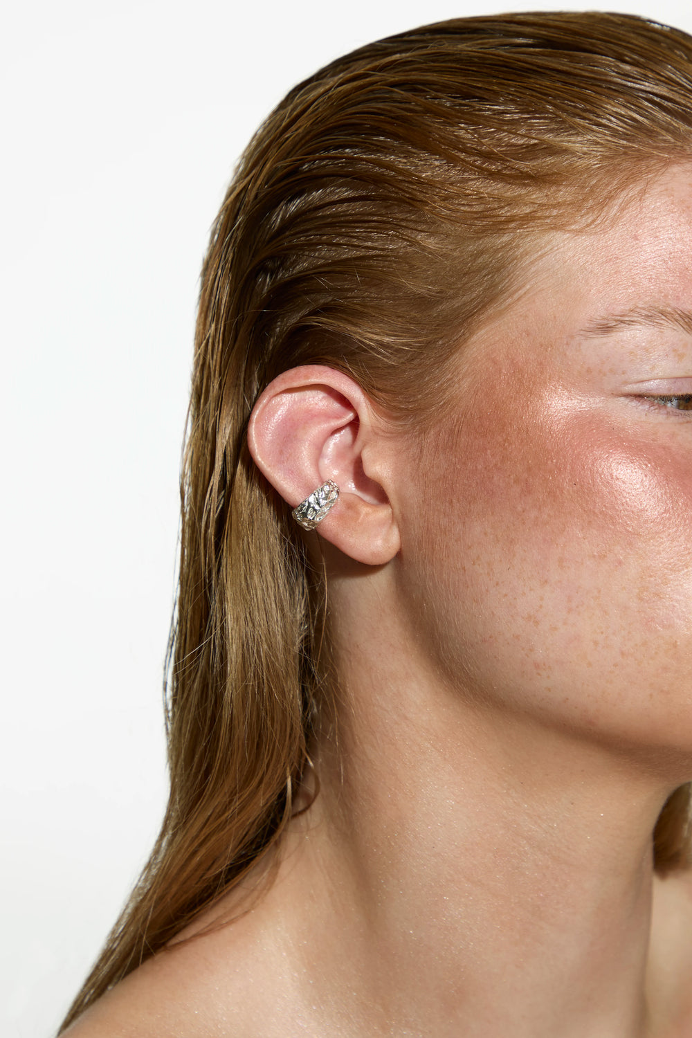 WRINKLE "CRINKLED 925" EAR CUFF