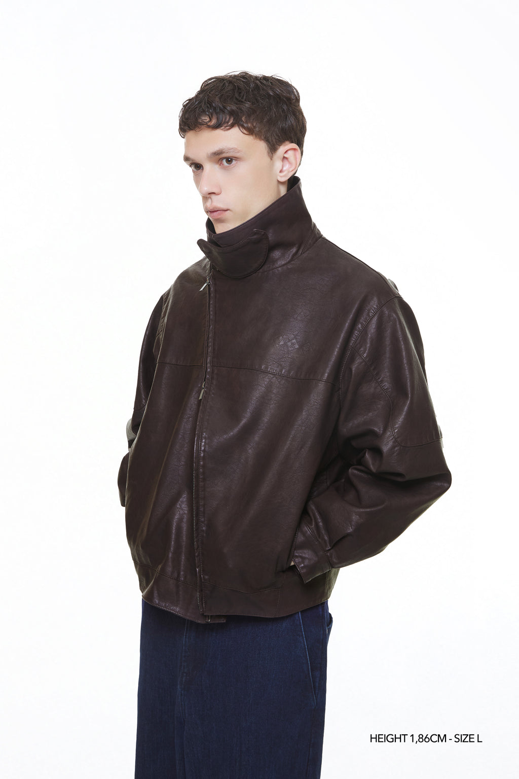 CHOCO "WINDY" PU LEATHER JACKET