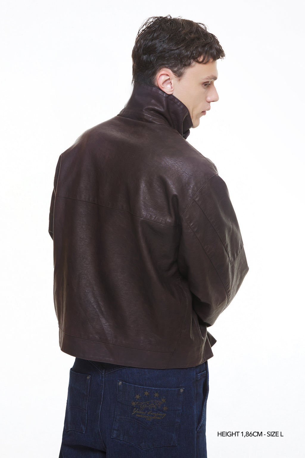 CHOCO "WINDY" PU LEATHER JACKET