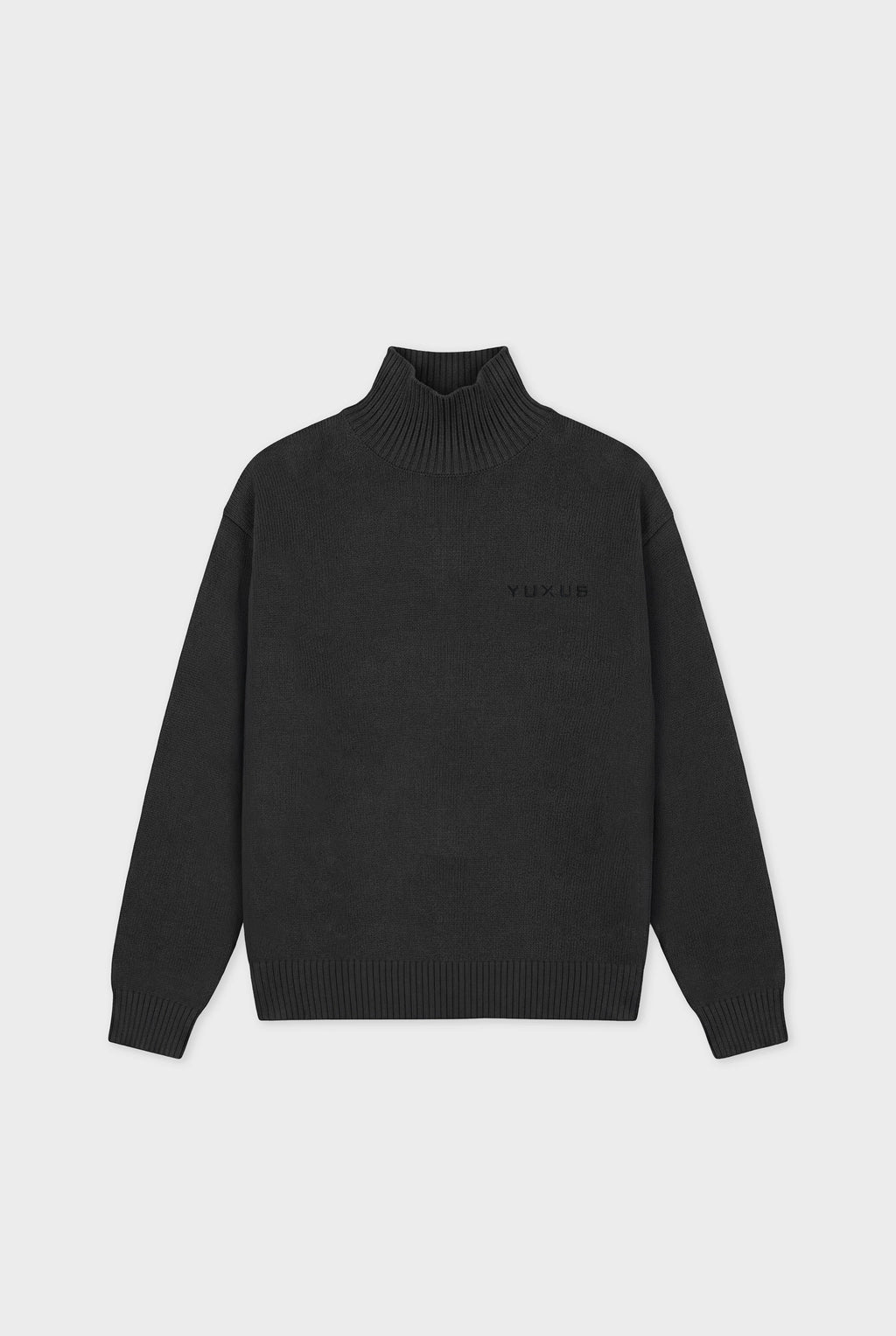 QUILT KNIT DARK GREY