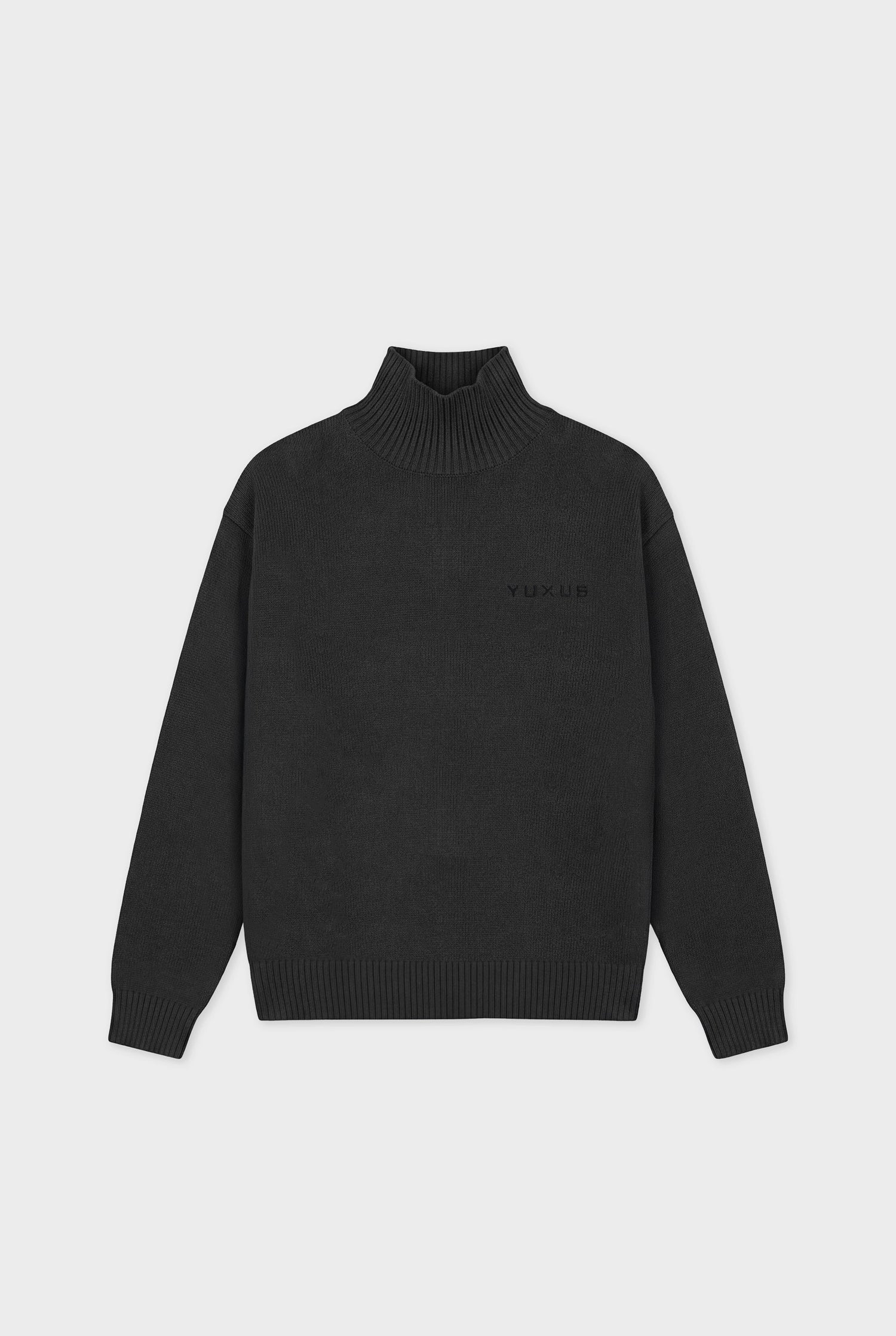 QUILT KNIT DARK GREY