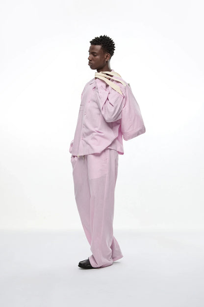 PINK "LINEN" BAG