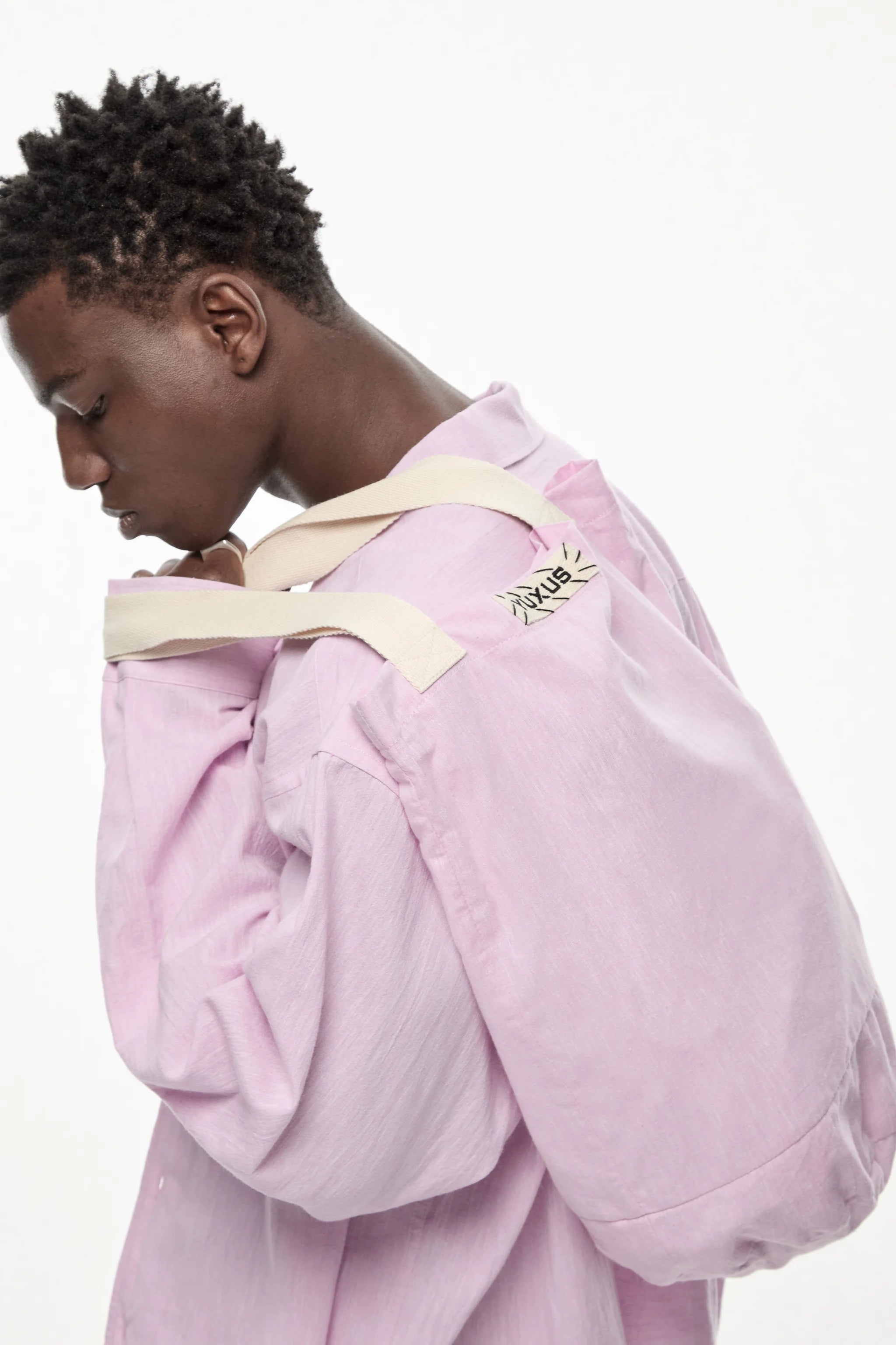 PINK "LINEN" BAG