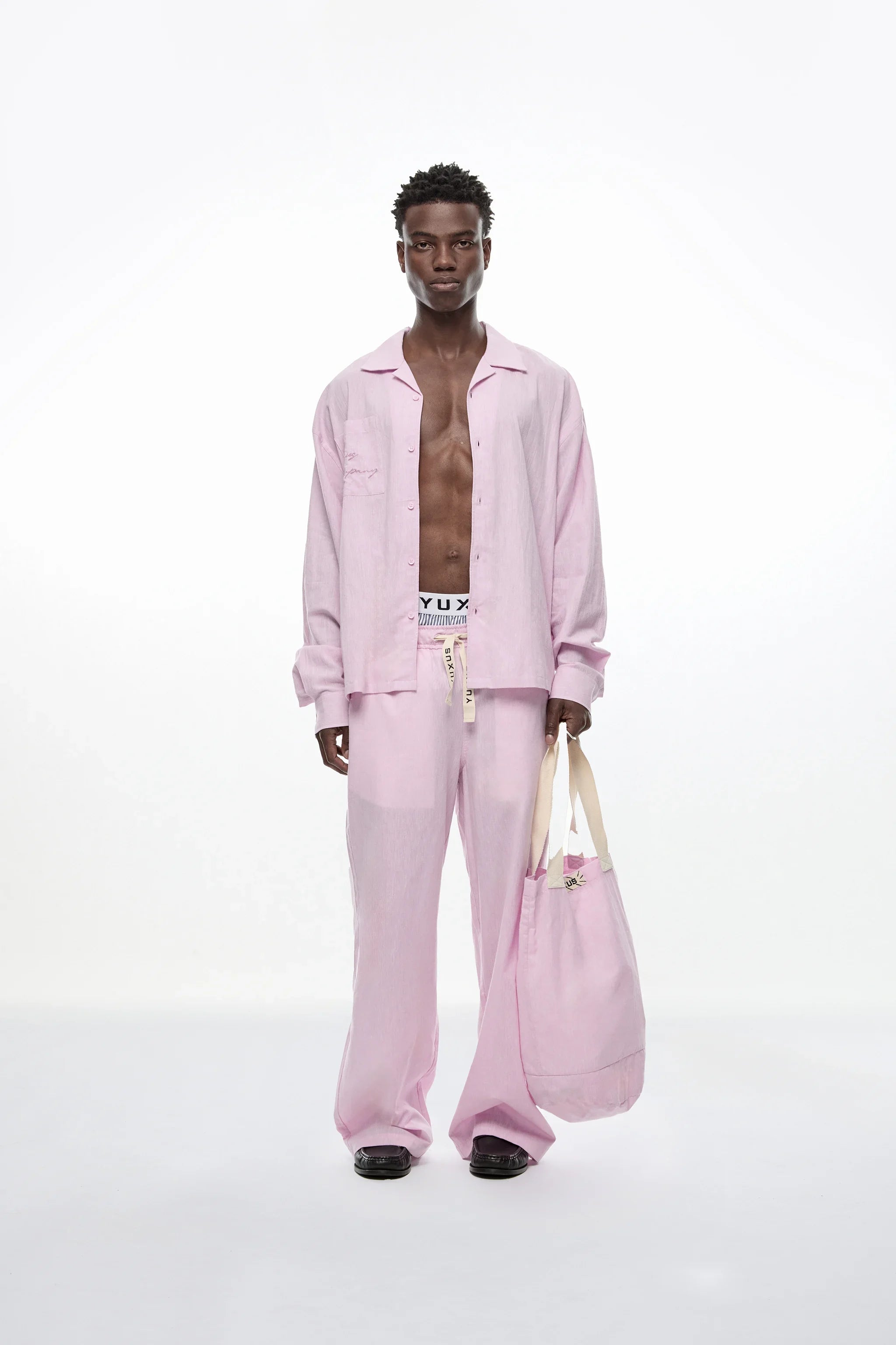 PINK "LINEN" BAG