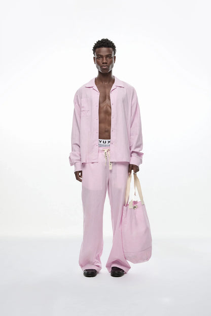 PINK "LINEN" BAG