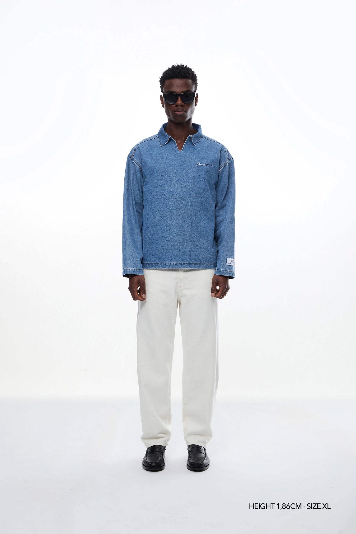 REGAL "THREADS" DENIM POLO