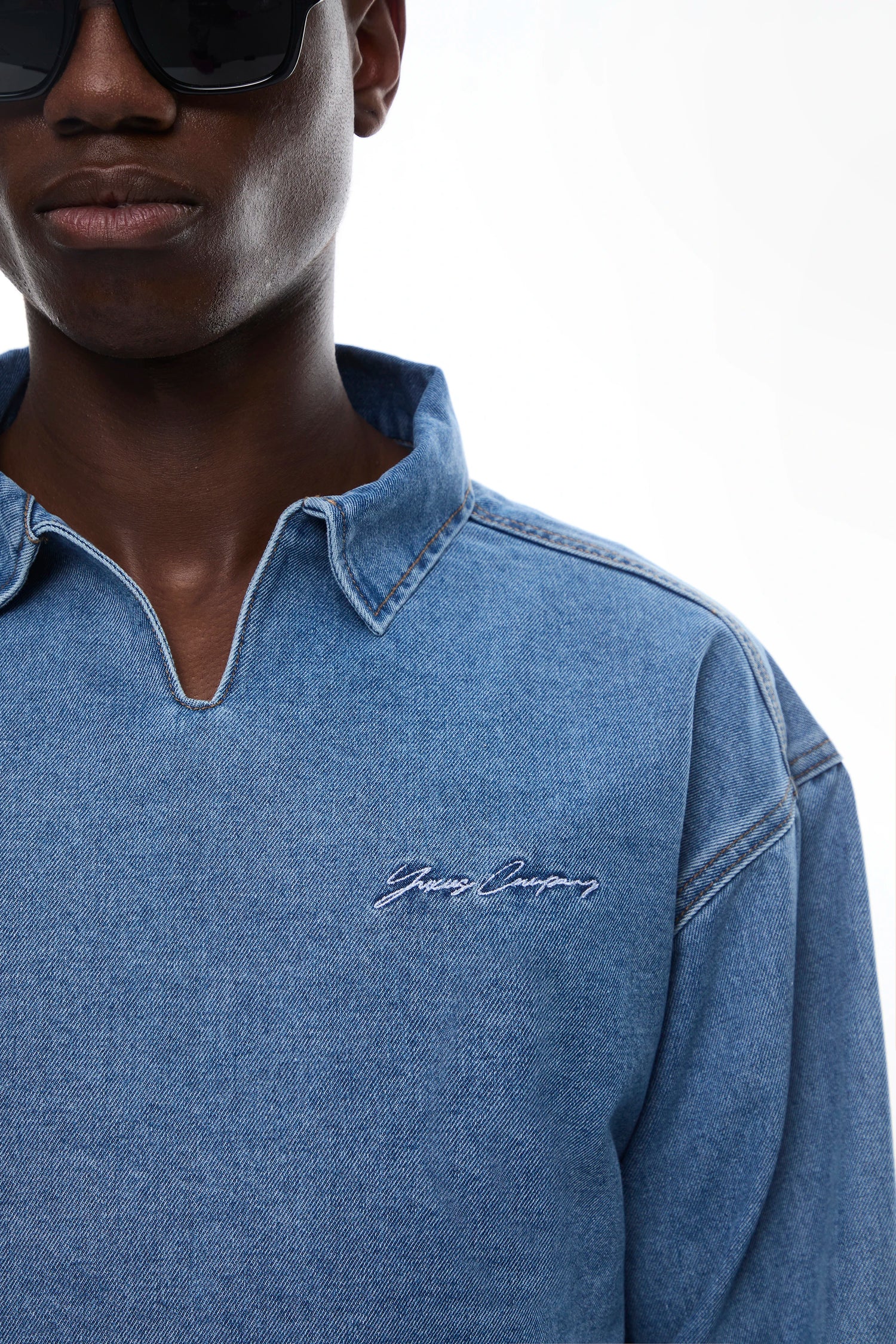 REGAL "THREADS" DENIM POLO