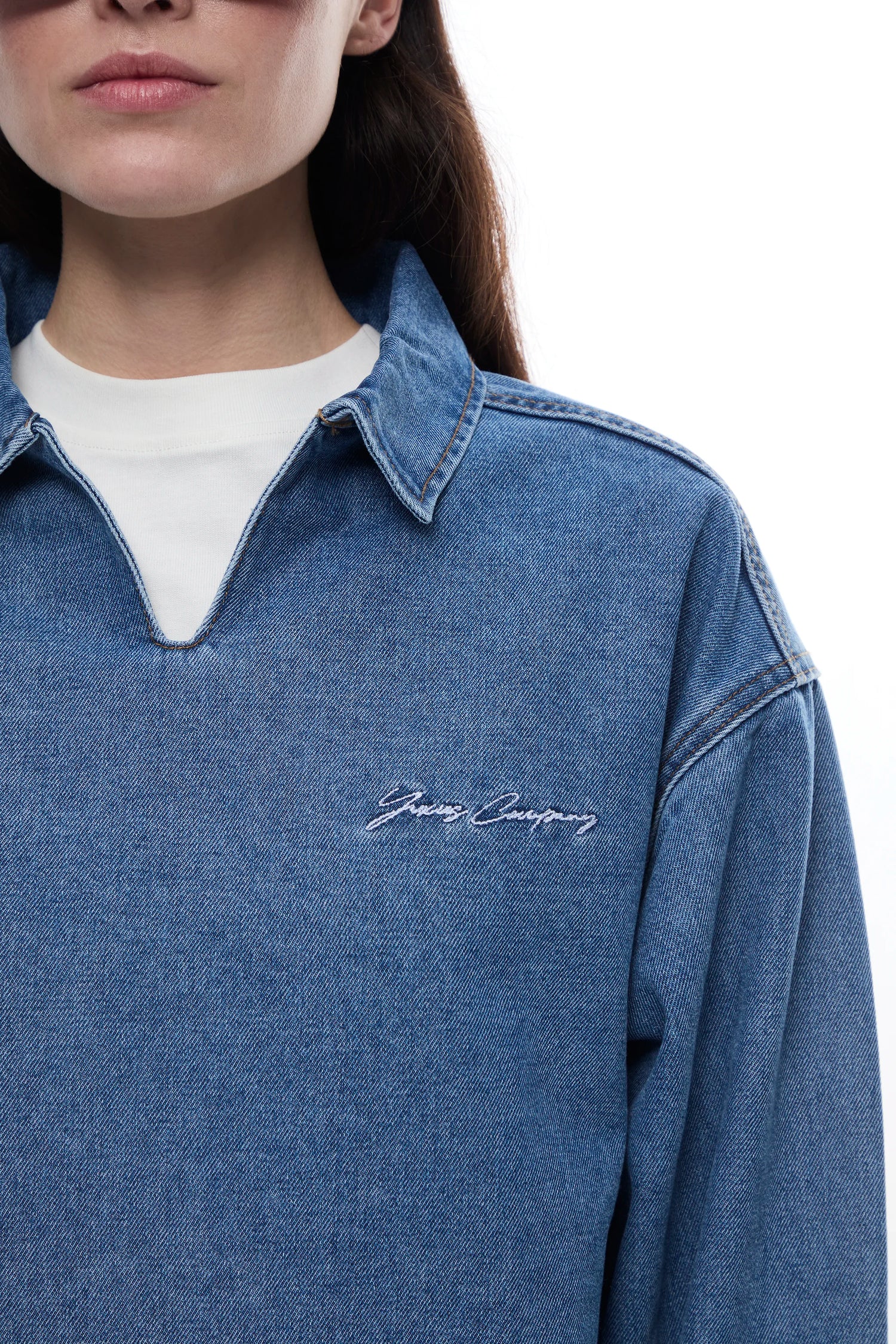 REGAL "THREADS" DENIM POLO