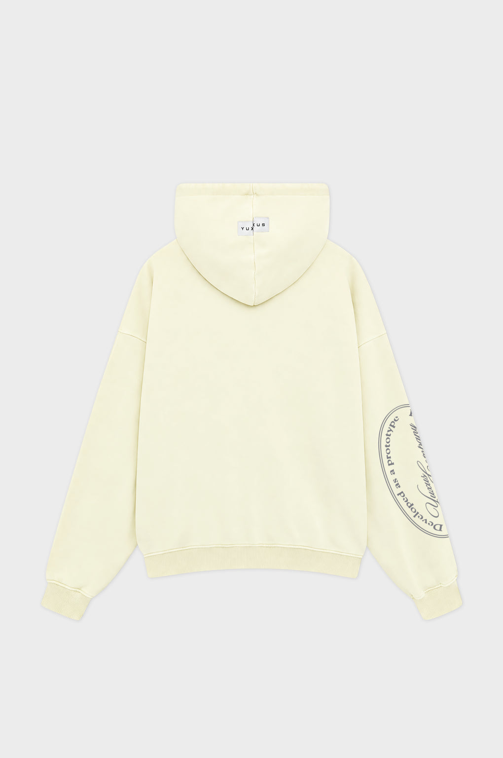 SEGMENT ZIP HOODIE YELLOW