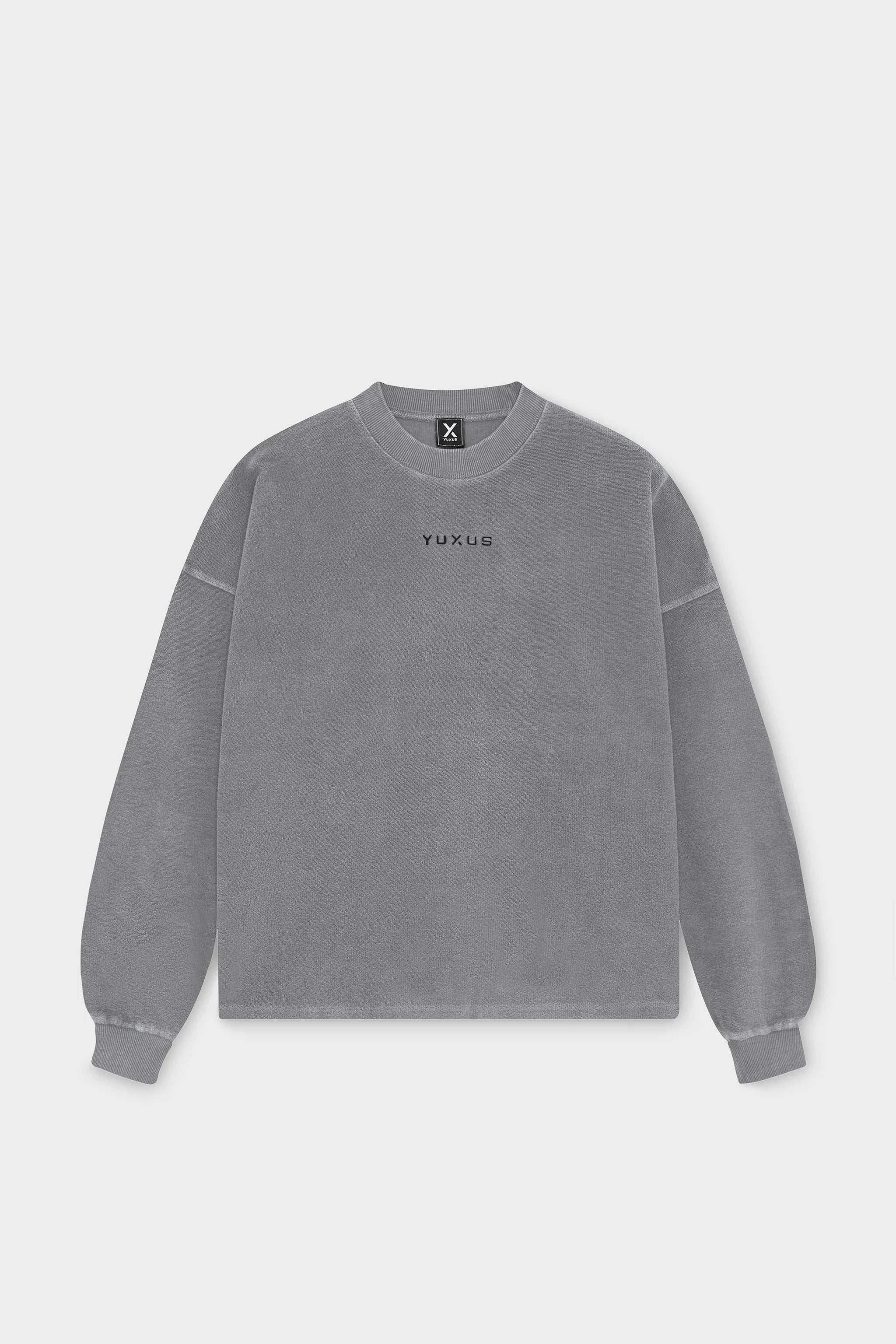 SILVER "CRONOS" REVERSE CREWNECK