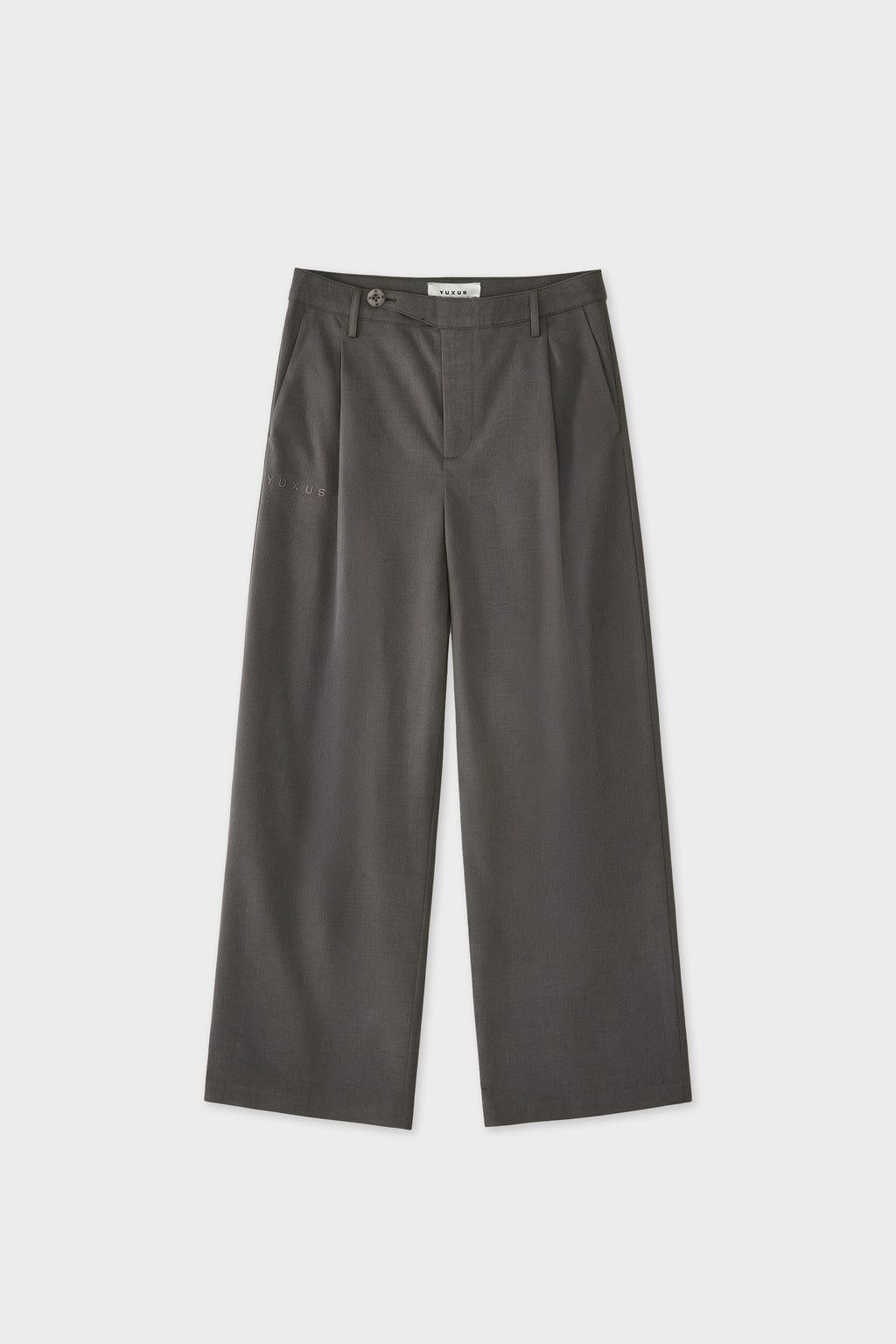 SLIT PANTS TAUPE