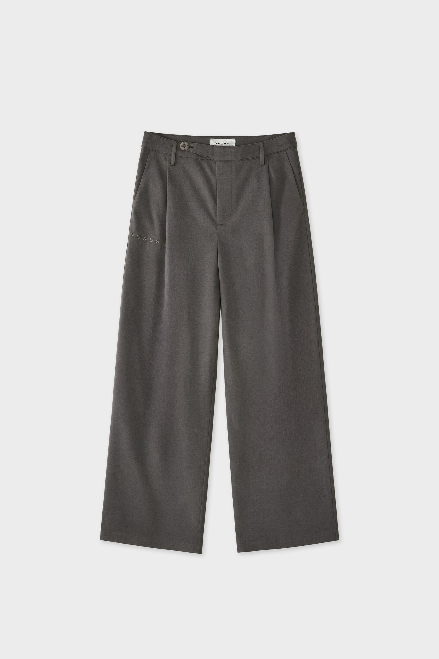 SLIT PANTS TAUPE