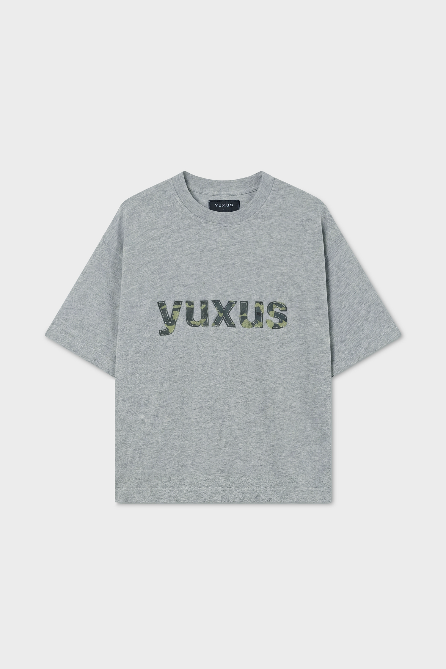 SMOKE "LOWERCASE" T-SHIRT GREY