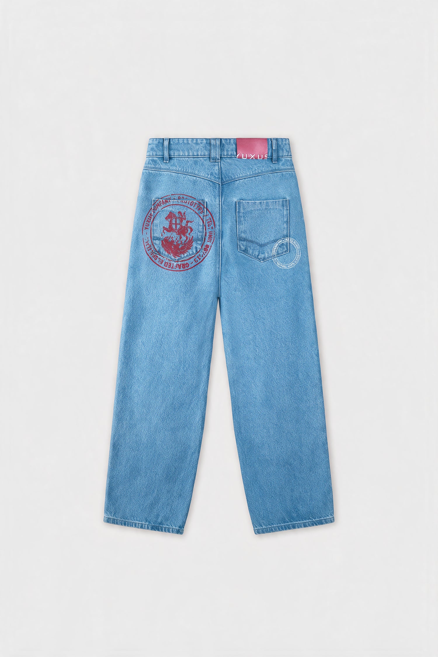 STAMP PANTS LIGHT DENIM