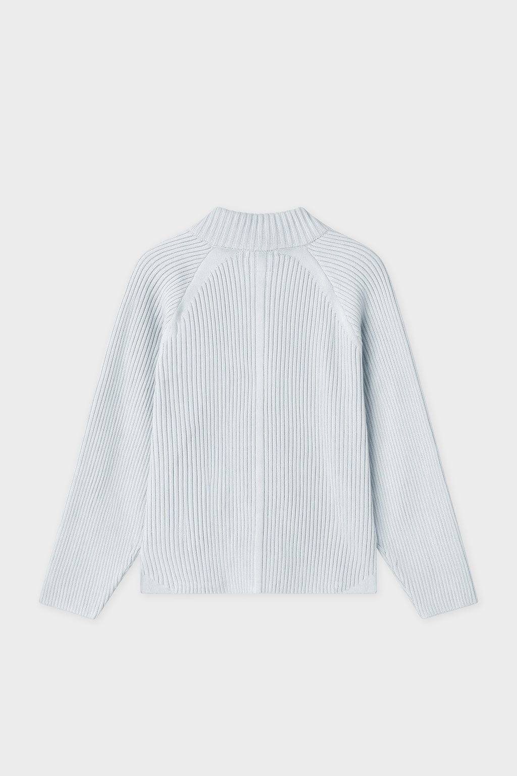 STREAM KNITTED ZIP LIGHT GREY