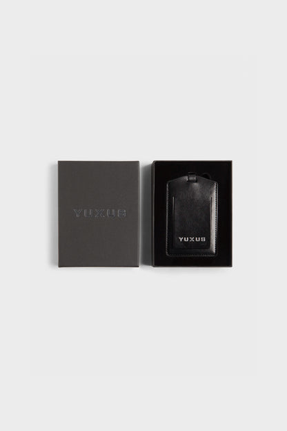 BLACK "VOYAGER" SUITCASE TAG