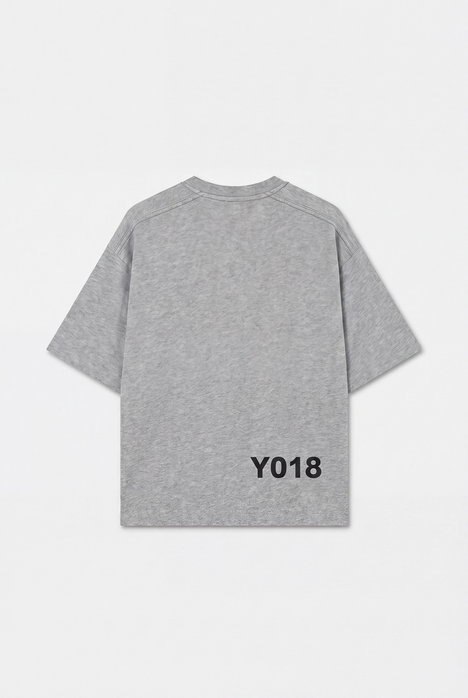SMOKE "LOWERCASE" T-SHIRT GREY