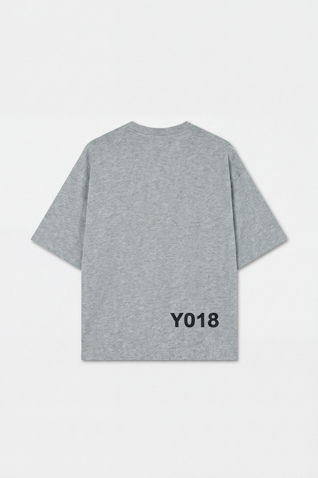 SMOKE "LOWERCASE" T-SHIRT GREY