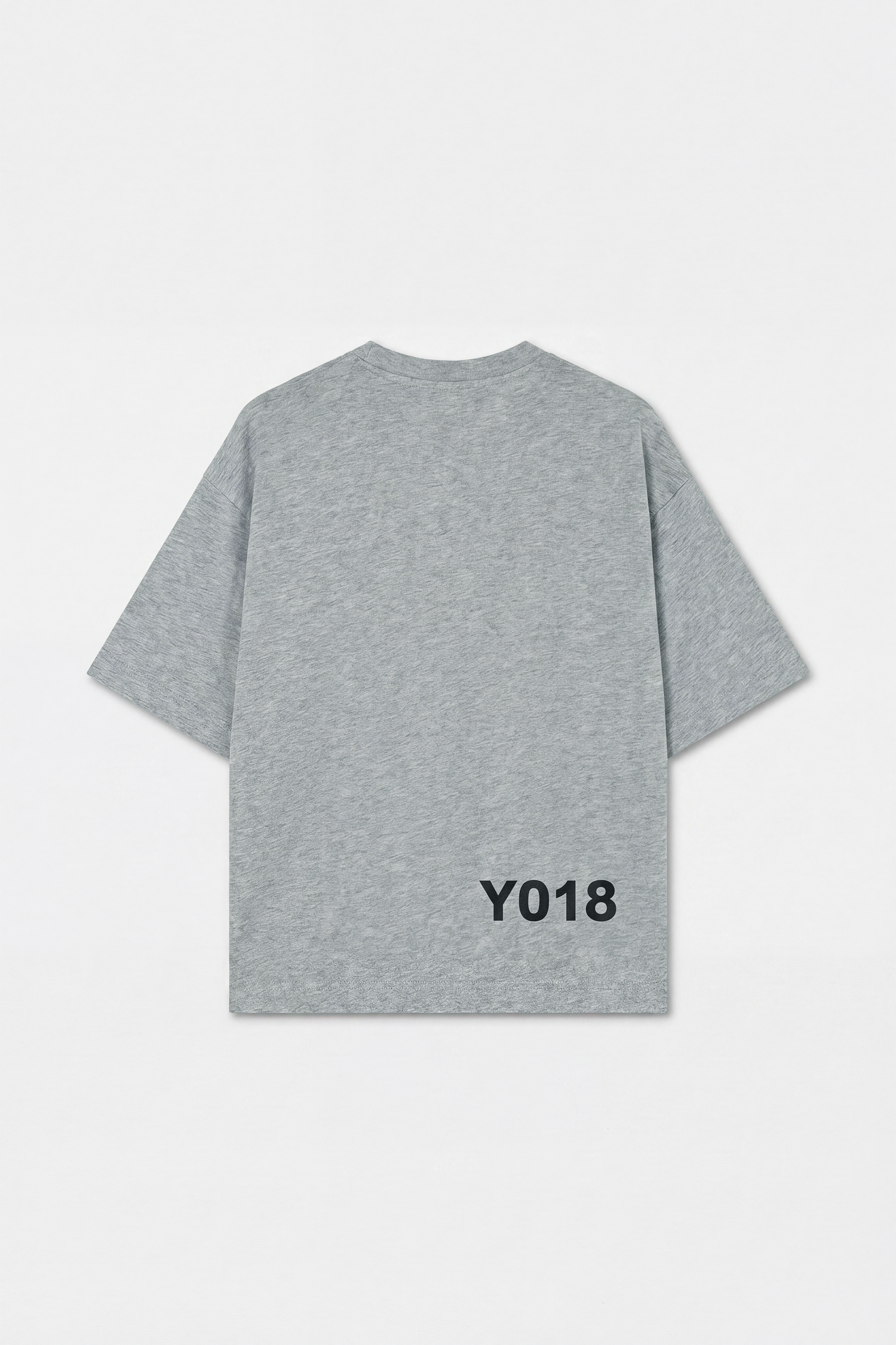 SMOKE "LOWERCASE" T-SHIRT GREY