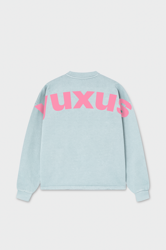 TANG "LOWERCASE" CREWNECK LIGHT BLUE