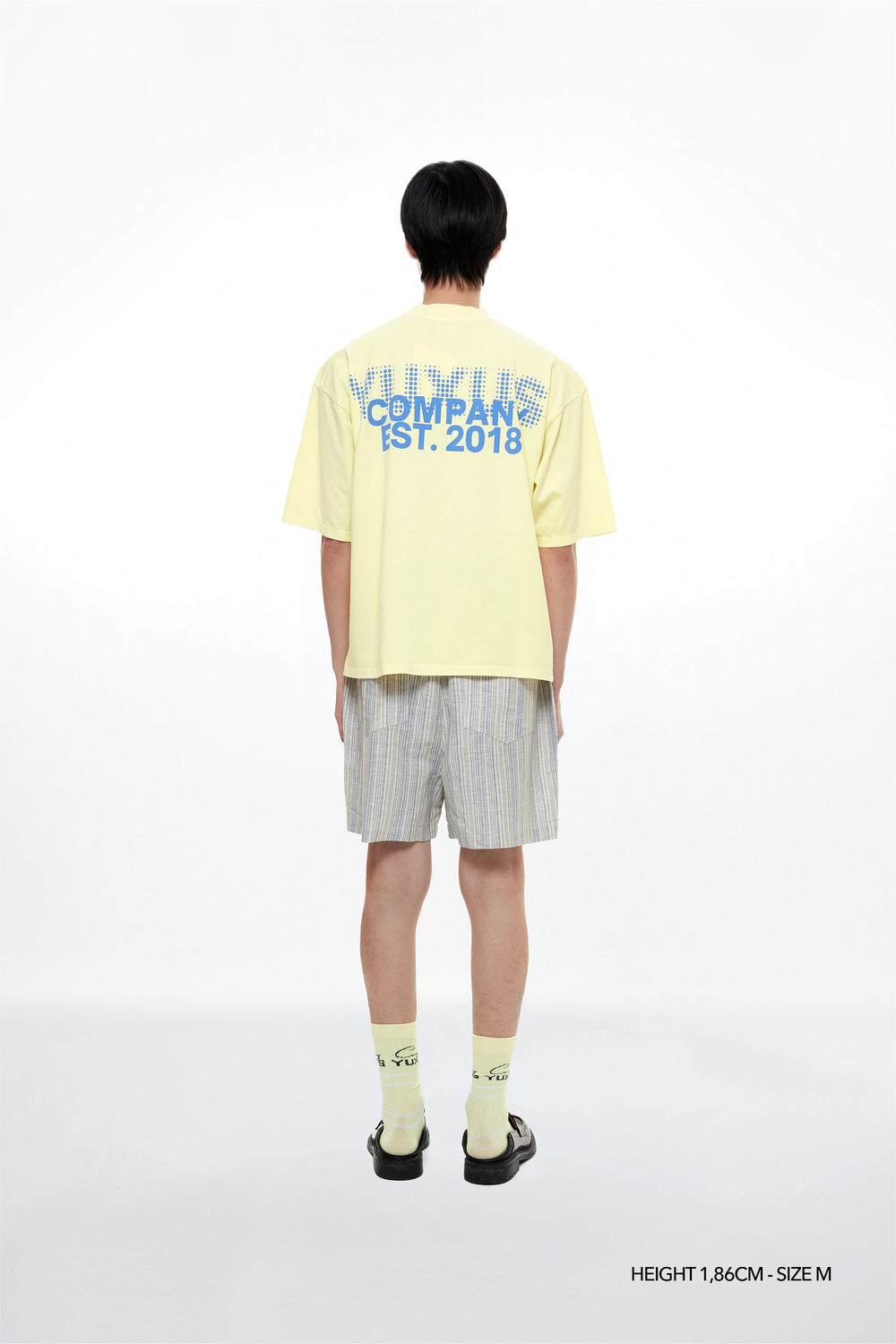 STRIATA "LINEN" SHORTS