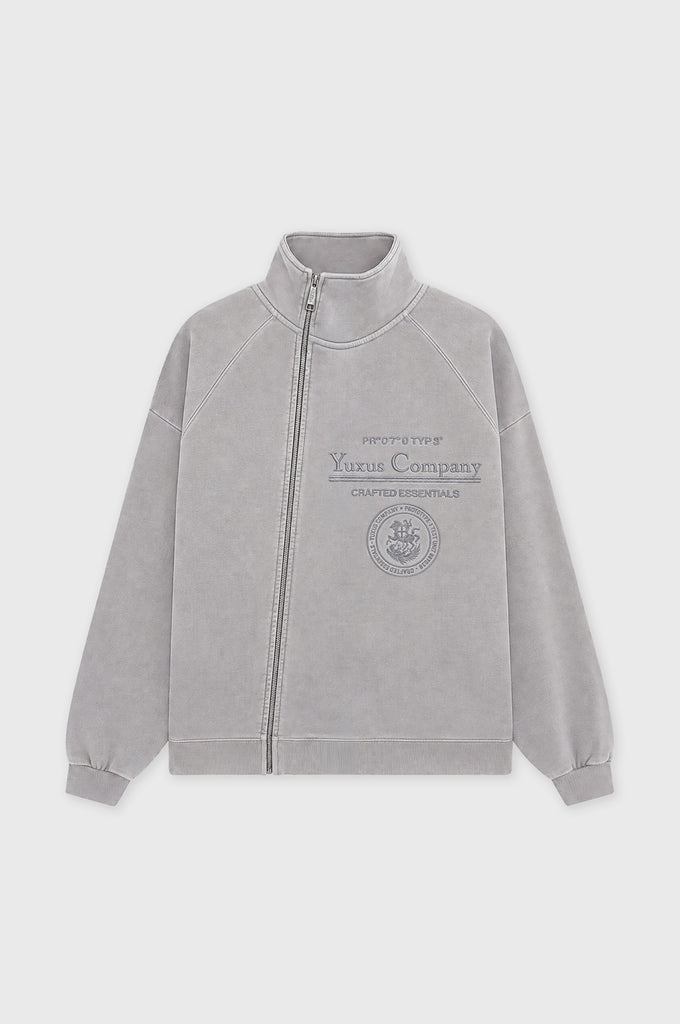 TILT ZIP CREWNECK GREY