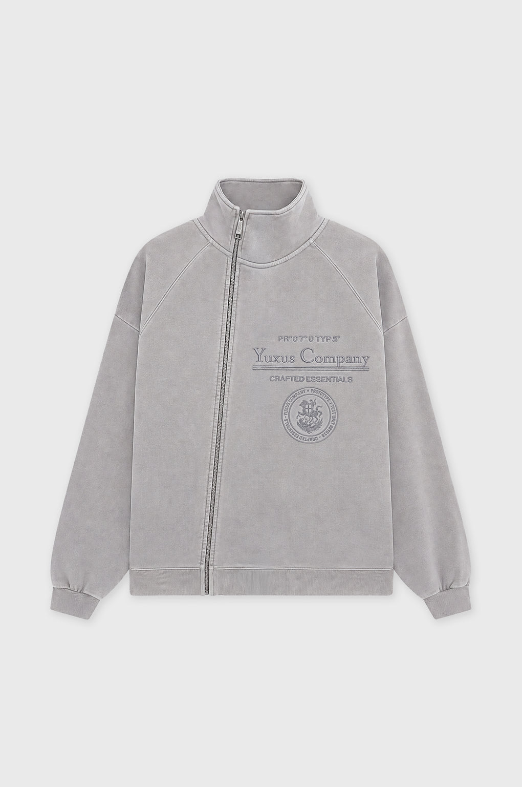 TILT ZIP CREWNECK GREY