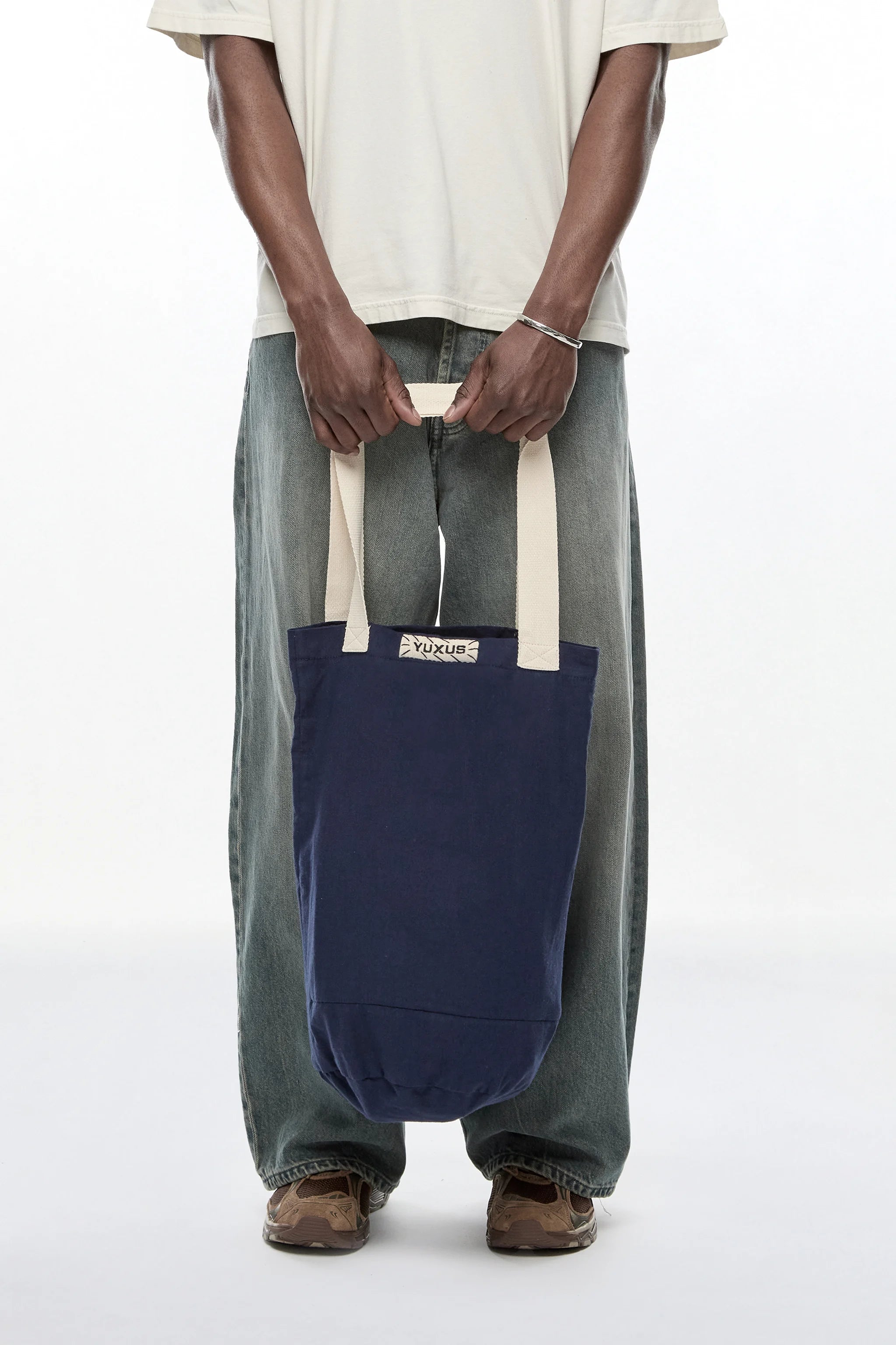 BLUE "LINEN" BAG