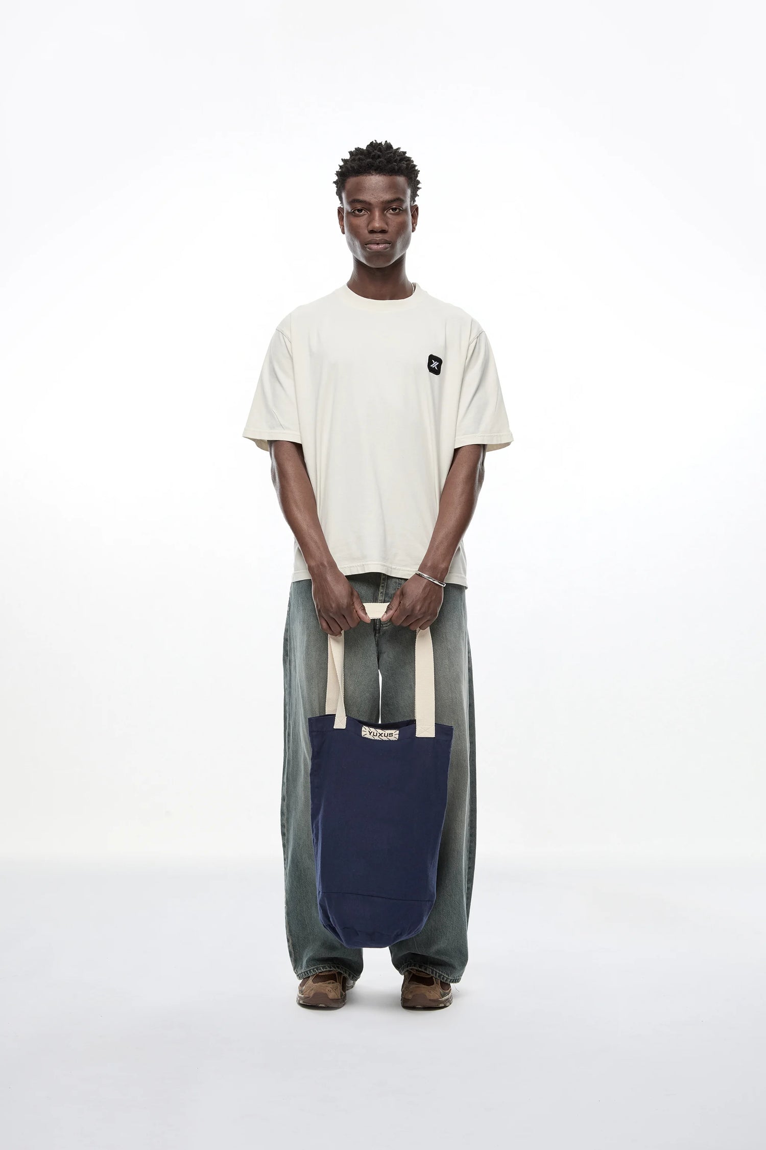 BLUE "LINEN" BAG
