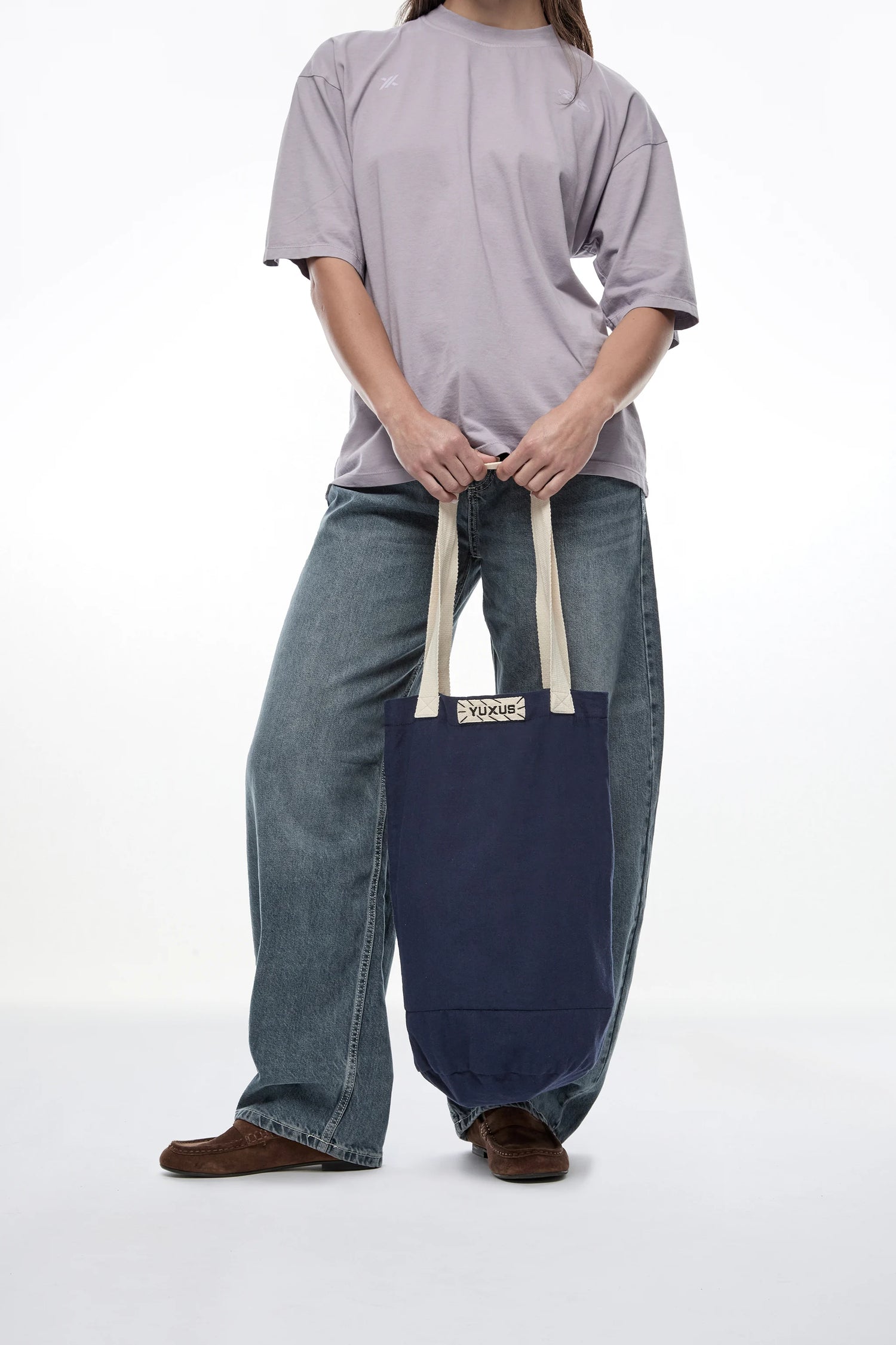 BLUE "LINEN" BAG