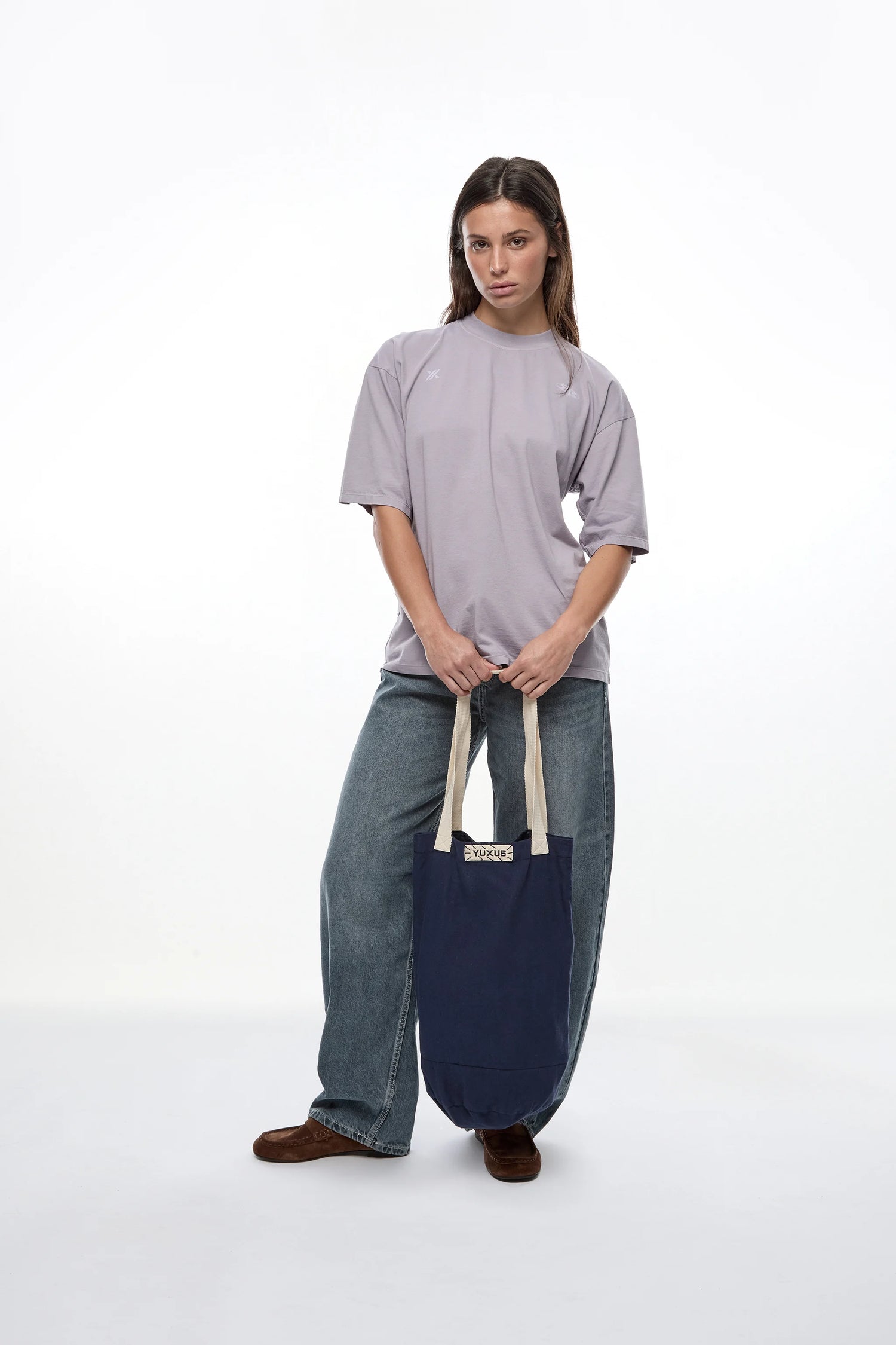 BLUE "LINEN" BAG