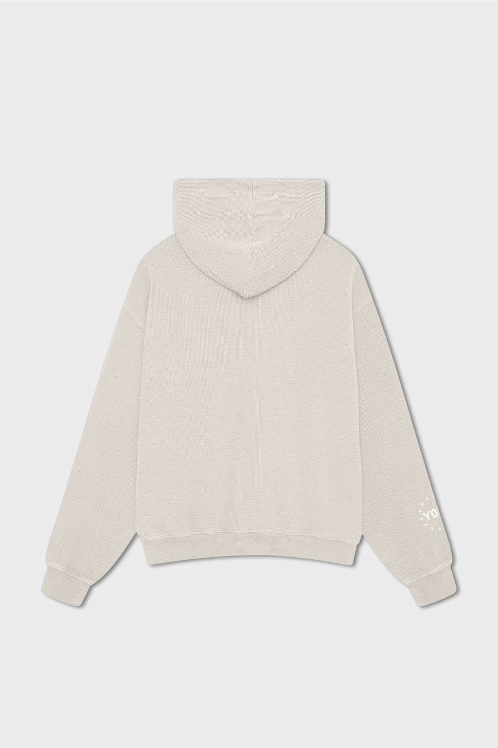PRESS "LOWERCASE" HOODIE BEIGE