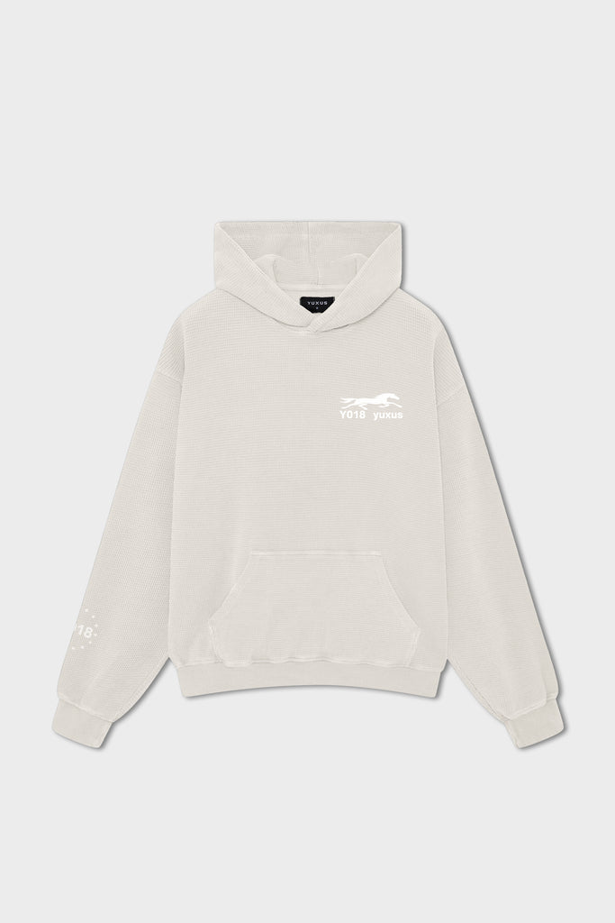 PRESS "LOWERCASE" HOODIE BEIGE