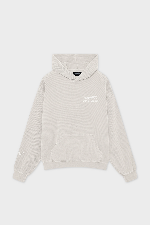 PRESS "LOWERCASE" HOODIE BEIGE
