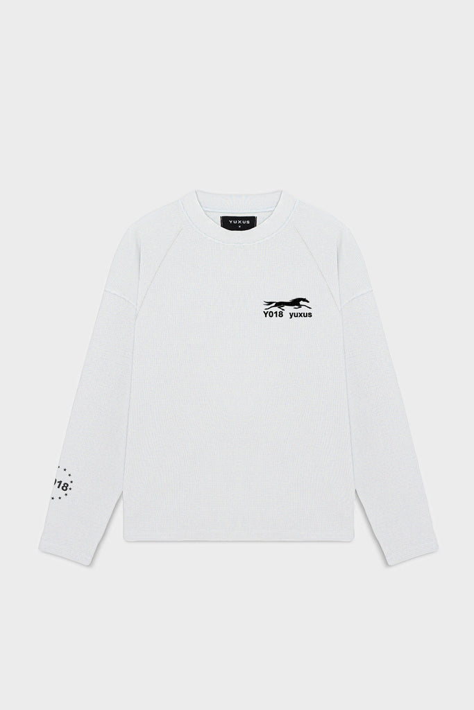 TRACE "LOWERCASE" LONGSLEEVE WHITE
