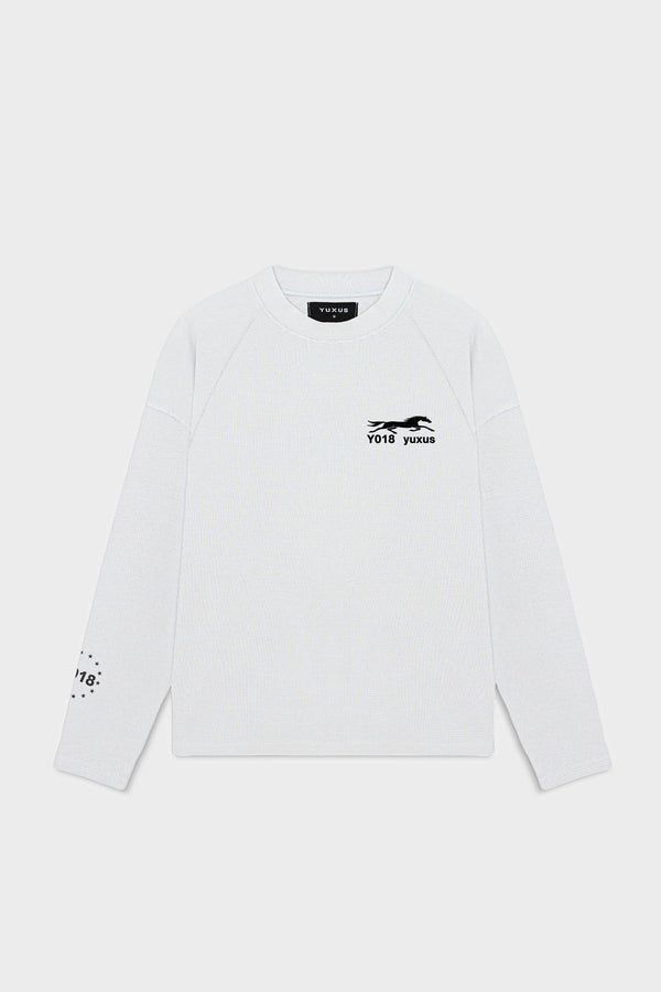 TRACE "LOWERCASE" LONGSLEEVE WHITE