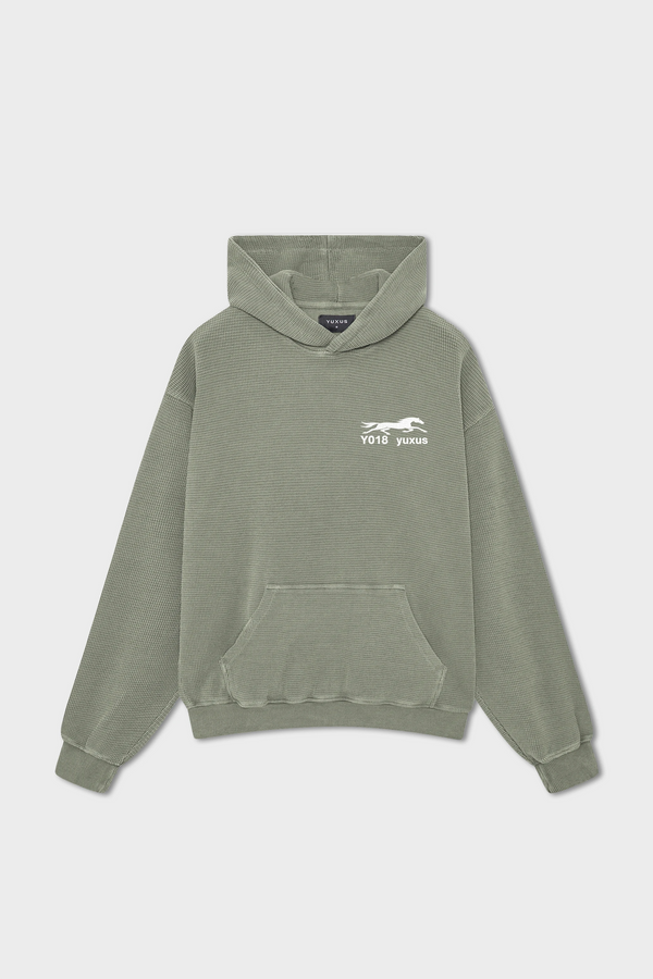 ARCHIVE "LOWERCASE" HOODIE GREEN
