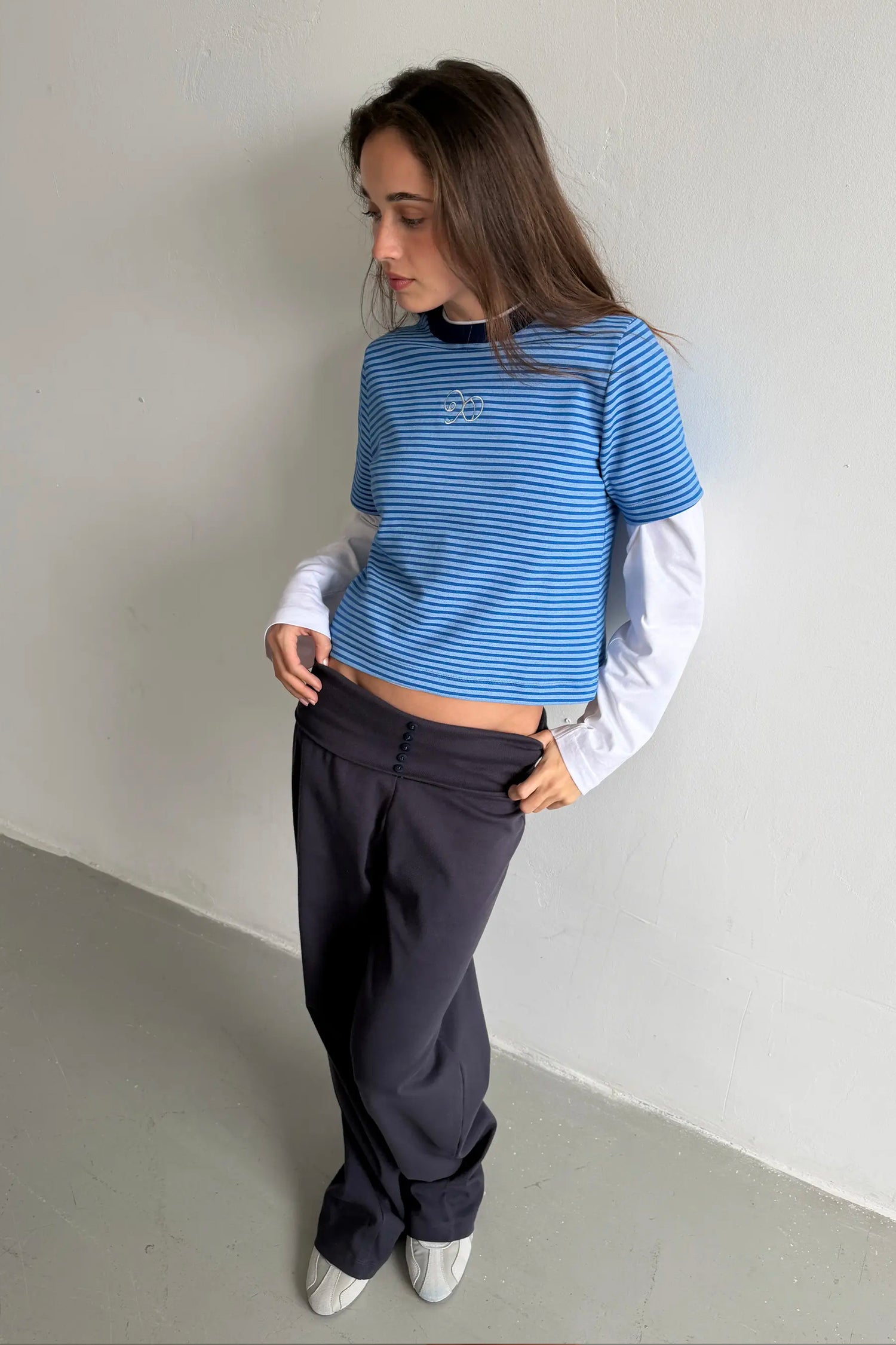 BLEU "FORHER" T-SHIRT