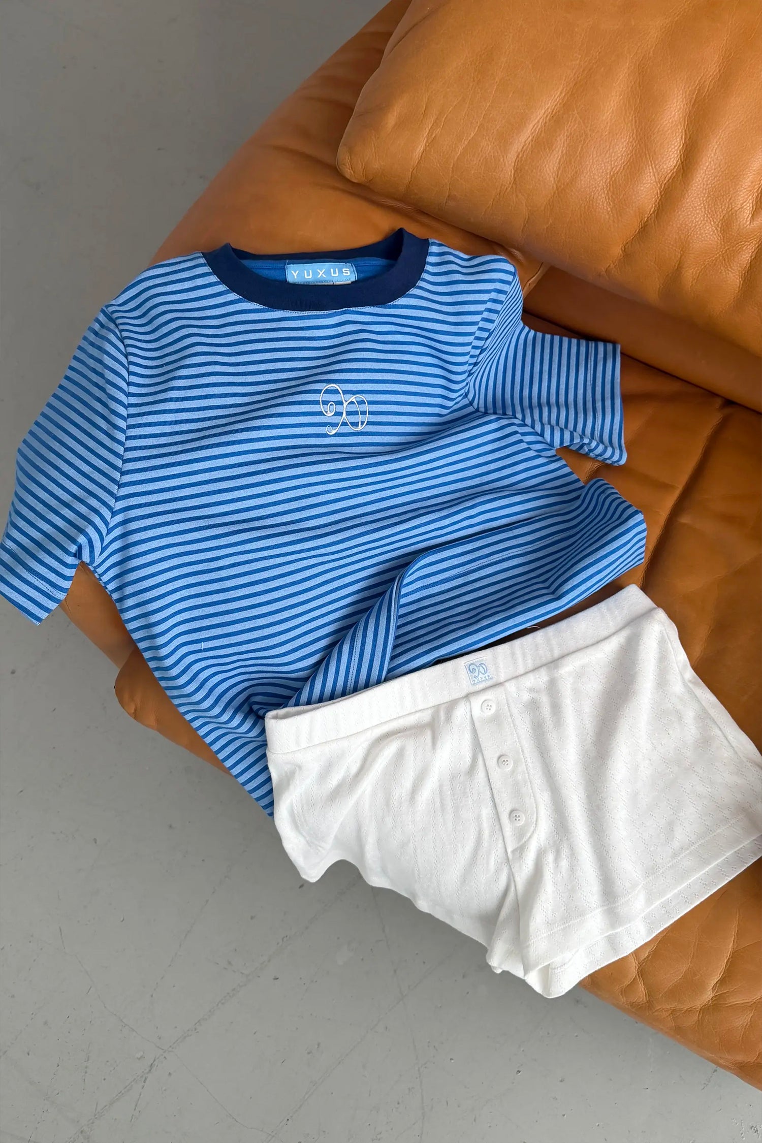 BLEU "FORHER" T-SHIRT