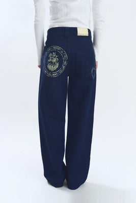 STAMP PANTS DARK DENIM