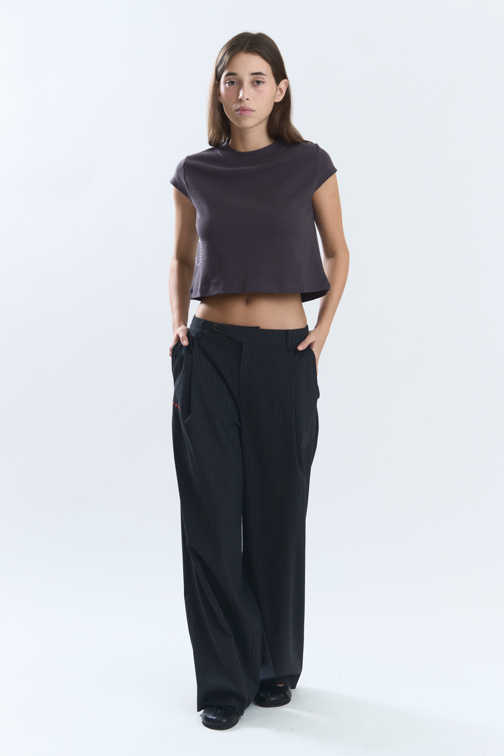 GLOW TOP DARK GREY
