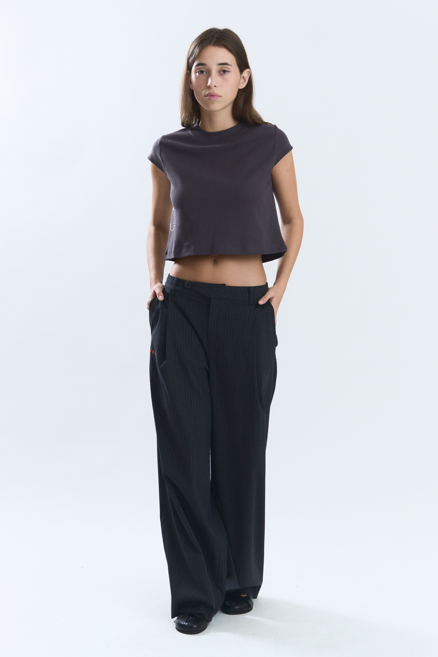 GLOW TOP DARK GREY