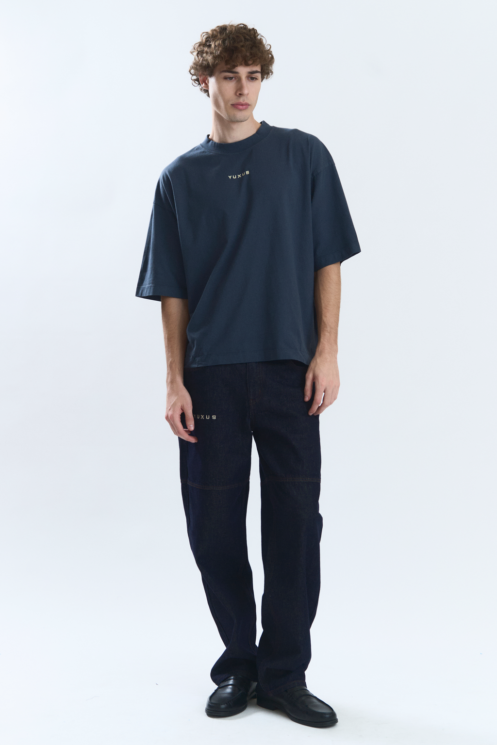 BEETLE "PATTERNS" T-SHIRT NAVY BLUE